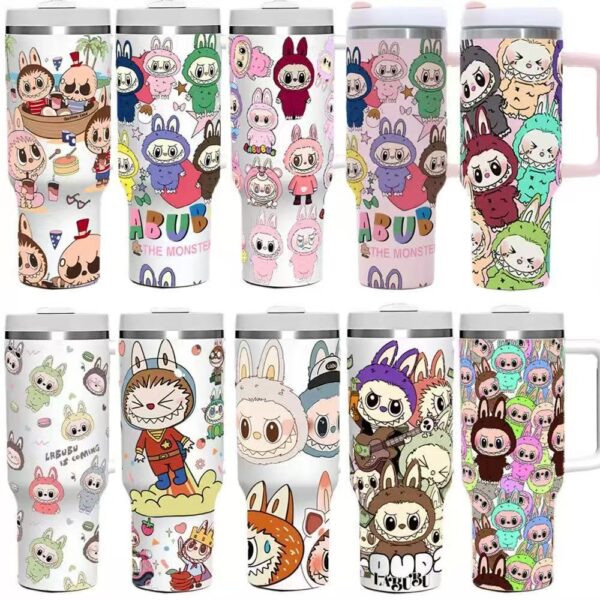 Wholesale Cartoon 40oz large capacity 304 stainless steel handle car c