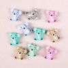 oly-b32eae7e93b4bef29c16a2ce0e31b32e Wholesale Cross-Border New 3D Koala Silicone Beads Cartoon Animal DIY Bracelet Kidsren's Jewelry Beaded Accessories Silicone Beads