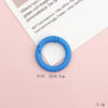 Wholesale Yi Lian New 25mm Spring Ring diy Jewelry Accessories Candy Color Baking Paint Open Ring Hardware Keychain Accessories