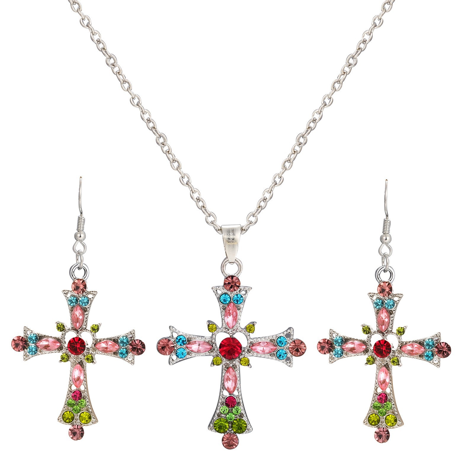 Wholesale Amazon cross-border foreign trade new heart-shaped necklace heart-shaped box necklace aesthetic y2k jewelry factory direct sales