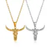 Wholesale Ethnic Style Cattle Stainless Steel Plating Necklace 1 Piece