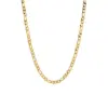 Wholesale 304 Stainless Steel Solid Color PVD Coated Real Gold Plated 18K Gold Streetwear Waterproof Non Tarnish Cuban Link Chain Curb Chain Cable Chain Figaro Chain Lobster Trigger Clasp Closure Sweater Chain Necklace