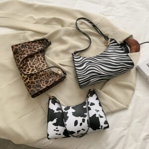 Wholesale French Niche Design Bags 2025 Popular New Trendy Style Handbag Women's Fashion Leopard Print Shoulder Underarm Bag