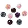Wholesale Simulation soft rose clay diamond ball pearl camellia diy flower ball beads mobile phone chain beaded pen accessories