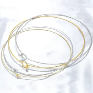 Wholesale Jewelry Casual Simple Style Geometric 304 Stainless Steel 18K Gold Plated Choker