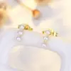 Elegant Fashion Bow Knot Copper Diamond Zircon Earrings Ear Studs