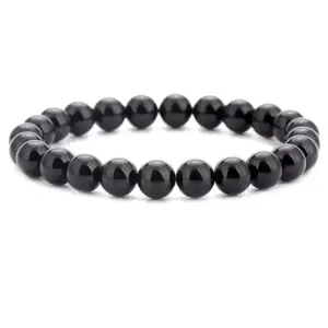 Bright Black Agate B1923