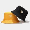 Wholesale New Daisy Fisherman Hat Women's Street Fashionable Double-sided Basin Hat Men's Spring and Summer Couple Hat for Students