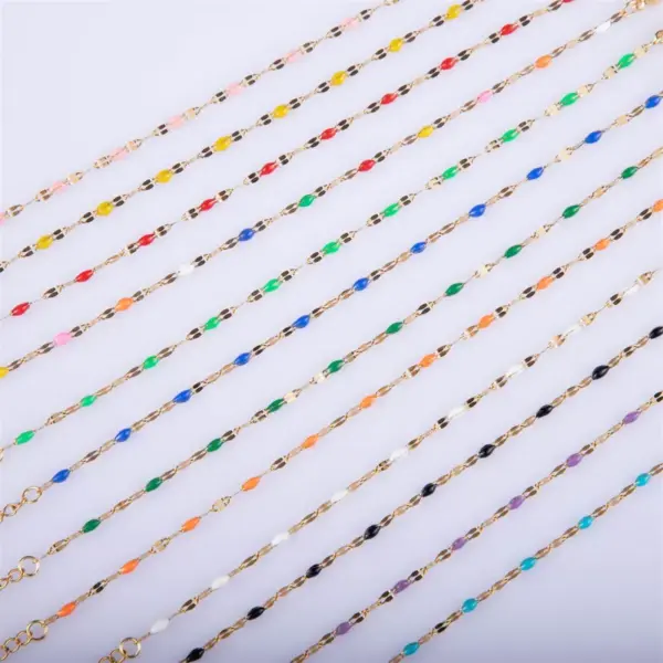 Simple Style Geometric Color Block 304 Stainless Steel Titanium Steel Bracelets In Bulk