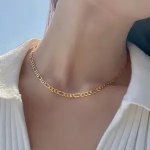 Wholesale Jewelry Simple Style Classic Style Solid Color 304 Stainless Steel Stainless Steel Necklaces