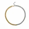 Wholesale Vacuum Plating Real Gold Plated Geometric 304 Stainless Steel Fashion Waterproof Non Tarnish Necklace