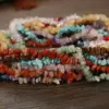 Ethnic Style Geometric Resin Beaded Natural Stone Necklace