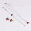 Wholesale Jewelry Elegant Cute Ladybugs 304 Stainless Steel Cable Chain Jewelry Set
