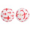 Wholesale [Hongzhou] Cross Watermark Food Grade Silicone Round Beads Baby Teether DIY Jewelry Loose Beads Ready for Sale