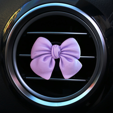 Wholesale Cute candy-colored bow car decoration