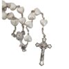 Wholesale Love pink rosary necklace cross jewelry