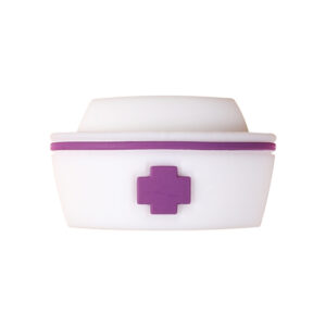 3d purple nurse hat