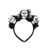 Wholesale Black Rose Skull Hairband