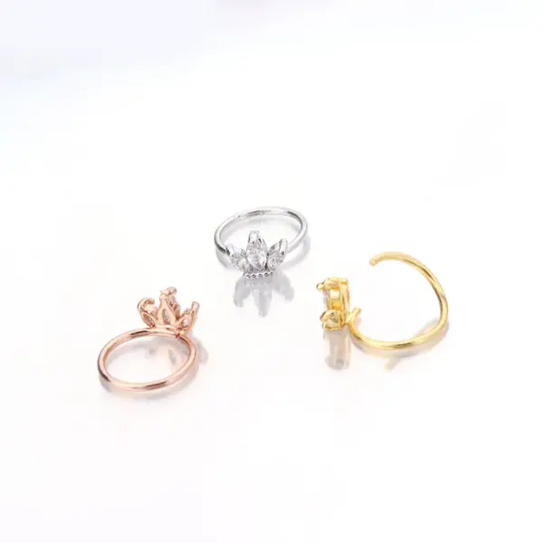 Wholesale Nose Rings & Studs Fashion Star Copper