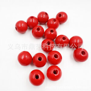 14mm red beads