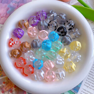 Transparent M beans (mixed color)