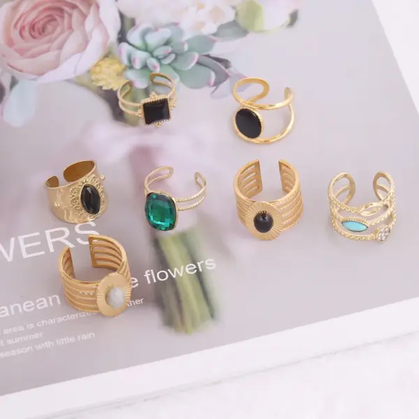 Wholesale PVD Coated 18K Gold Real Gold Plated Bow Knot Stainless Steel Retro Waterproof Non Tarnish