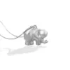 Wholesale PVD Coated 18K Gold Real Gold Plated Elephant 304 Stainless Steel Casual Streetwear Waterproof Non Tarnish 304 Stainless Steel Pendant Necklace