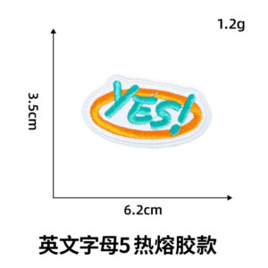 Hot melt glue*english letters 5