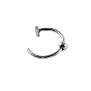 Steel Ball C- Shaped Lip Ring 1x8mm