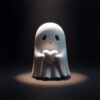 Wholesale Cross-border New Halloween Cute White Ghost Party Decoration Courtyard Decoration Study Desktop Decoration Small Ornaments