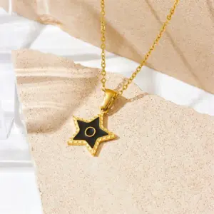 O Letter Gold Necklace
