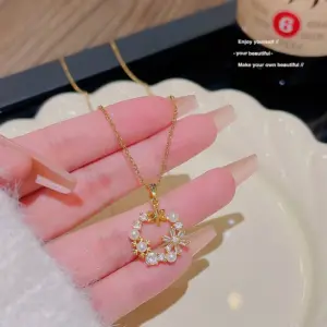 X024 Titanium Steel Real Gold Color Retention