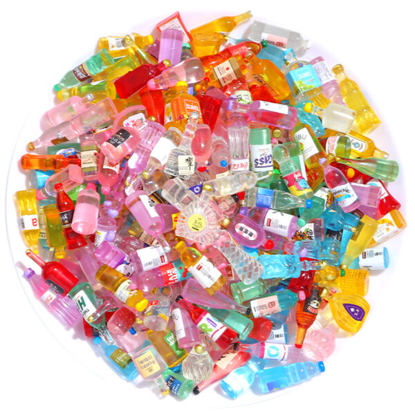oly-b3ff832cd94236d7235a5480c0b0d04b Wholesale Luminous Simulation Mini Small Bottle Resin Aessories Wine Bottle Brage Bottle Ice Cube Food Play to Touch Surprise Blind Bag
