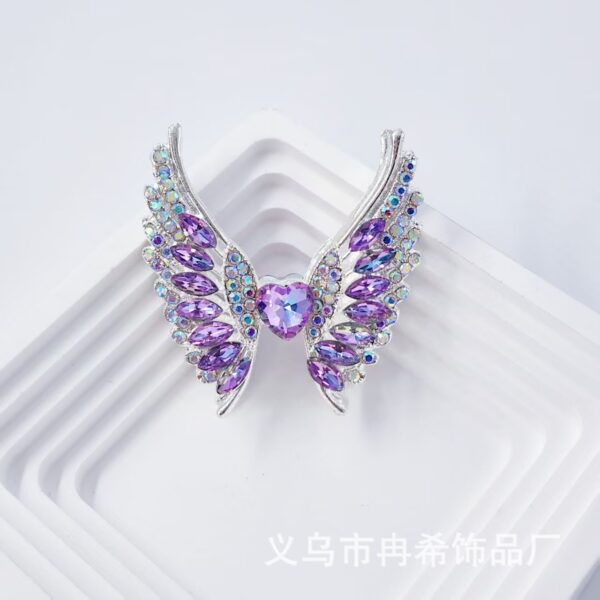 oly-b3ffa6e661e1be0f988b1dedb91fe85c Wholesale Cross-Border New Angel Wings Crystal Full Diamond High-End Alloy DIY Wearable Pen Mobile Phone Chain Car Pendant