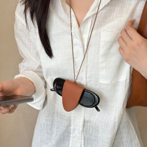 Wholesale Leather Bluetooth Headset Sunglasses Storage Bag Necklace