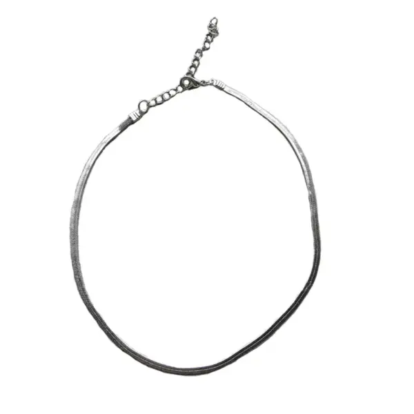 Wholesale Fashion Solid Color Titanium Steel Necklace 1 Piece
