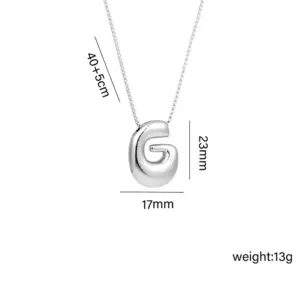 Cute Clown Steel Letter G