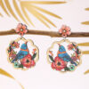oly-b4124f82f9d201fcc069d7fa195377a5 Wholesale New Bohemian Style nut Tree Flower Bird Hollow Earrings Love Earrings Personalized Fashionable European and American Earrings