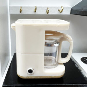 Beige coffee machine