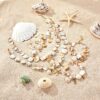 Wholesale Europe and the United States cross-border ocean wind jewelry beach holiday shell clavicle chain starfish coral suit necklace earrings bracelet
