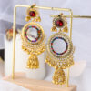 Wholesale Earrings Jewelry Wholesale Retro Big Round Bell Ear Hook Earrings Distinctive Nostalgic Indian Earrings Cross Xiaoqing Ladies