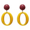 Wholesale 80 s Retro Hong Kong Style Girls' Earrings Ear Clip Ear Holes Performance Europe and America Exaerated Painless Fake Earrings Jewelry Tide
