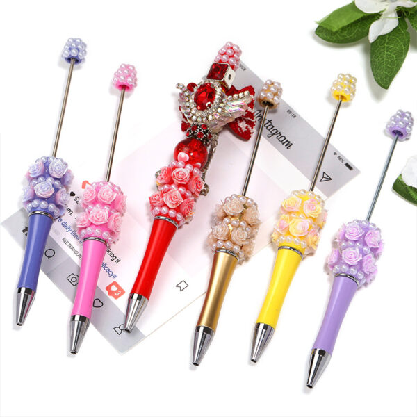 Wholesale Pearl bead pen candy color
