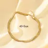 Wholesale 304 Stainless Steel Titanium Steel Solid Color Vacuum Plating Real Gold Plated 18K Gold Hip-Hop Waterproof Non Tarnish Blade Chain Necklace