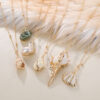 Wholesale European and American Fashion Commuter Conch Bead Necklace Natural Shell Pattern Pendant Bohemian Beach Style Natural Jewelry