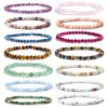 Wholesale Romantic Classic Style Round Natural Stone Bracelets In Bulk