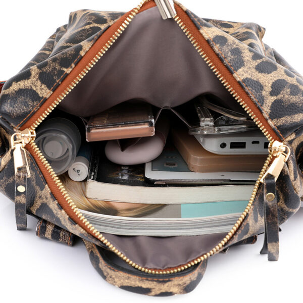 Wholesale Bag Large Capacity women Cross-border Fashion Leopard Print women's Backpack bags women's Fashion women's Bag