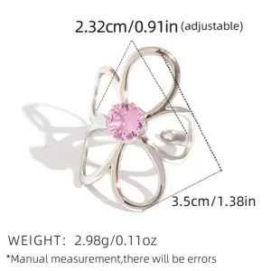 Silver Purple Diamond / Average Size