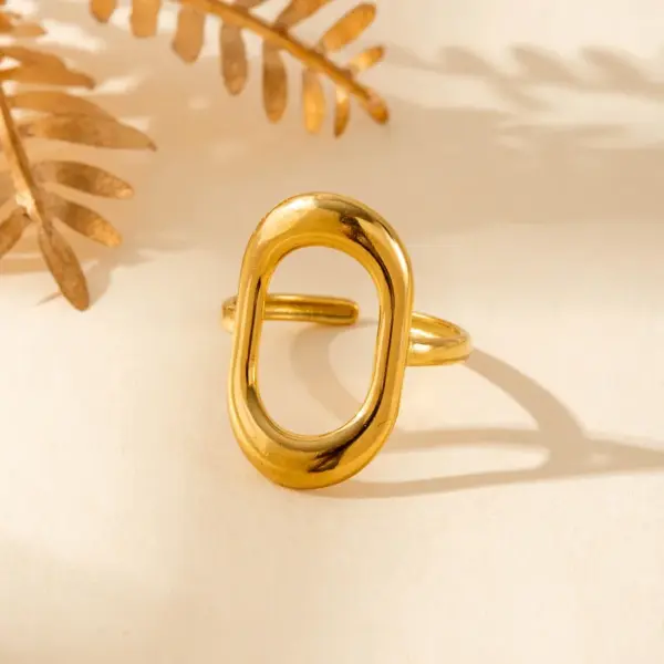 Wholesale Jewelry Vintage Style French Style Simple Style Geometric Starfish Shell 304 Stainless Steel Open Rings