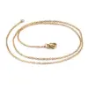 Wholesale PVD Coated 18K Gold Plated Geometric Titanium Steel Fashion Waterproof Non Tarnish Titanium Steel Lobster Trigger Clasp Closure Necklace